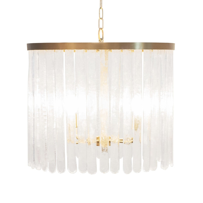 media image for Four Light Hanging Textured Glass Pendant By Bd Studio Ii Silvana Bbr 3 261