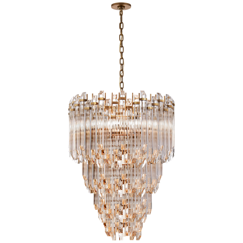 media image for Adele Three-Tier Waterfall Chandelier by Suzanne Kasler 269