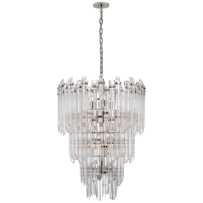 product image for Adele Three-Tier Waterfall Chandelier by Suzanne Kasler 42