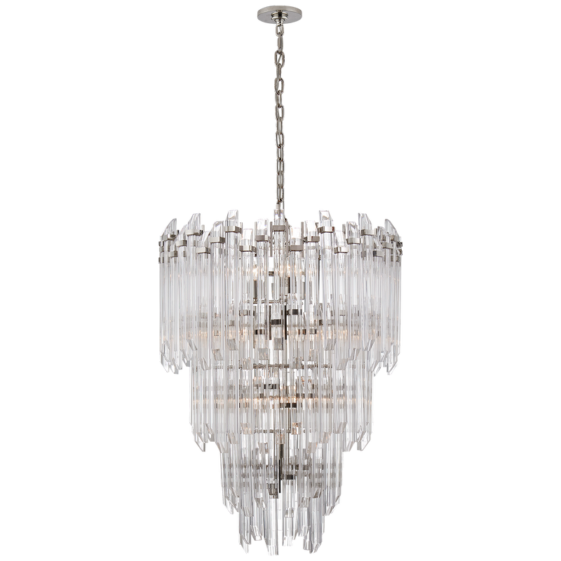 media image for Adele Three-Tier Waterfall Chandelier by Suzanne Kasler 270