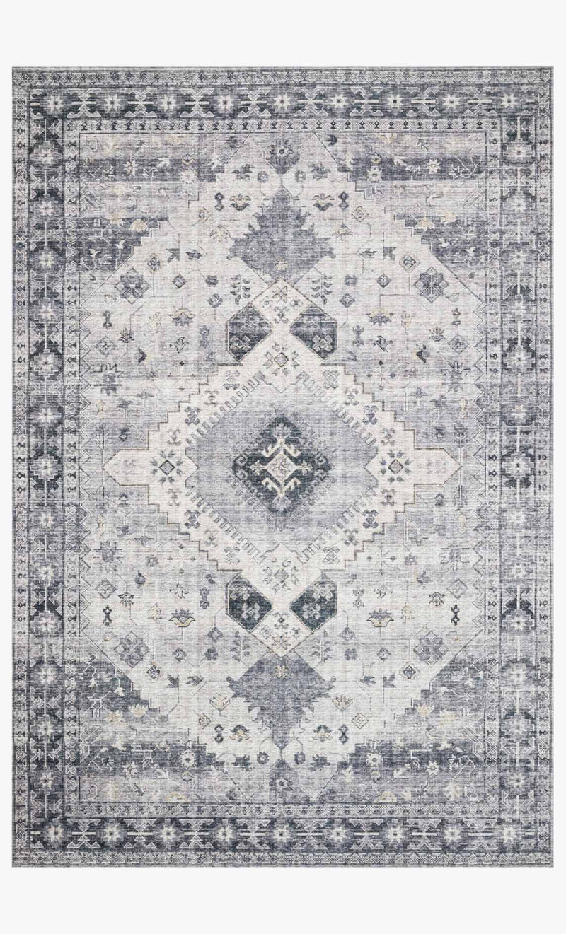 media image for Skye Rug in Silver & Grey by Loloi 213