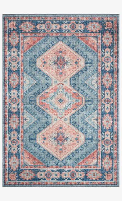 product image for Skye Rug in Turquoise & Terracotta by Loloi 42