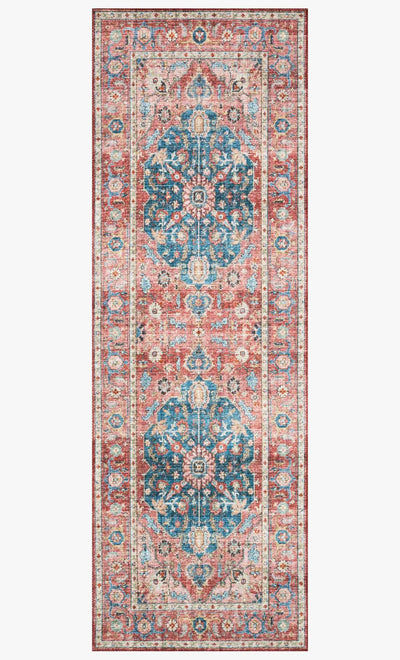 product image for Skye Rug in Brick & Ocean by Loloi 84