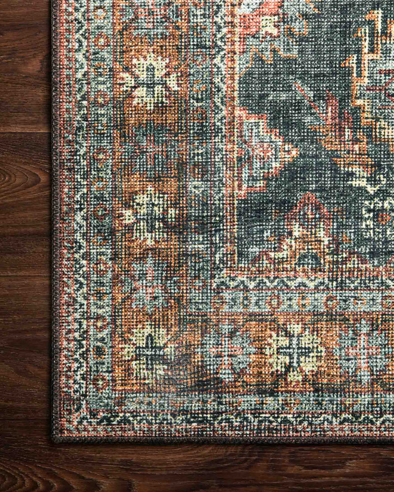 media image for Skye Rug in Sea & Rust by Loloi 214