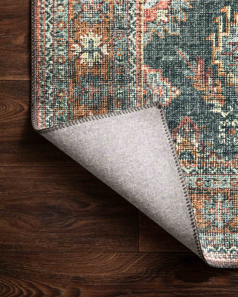 media image for Skye Rug in Sea & Rust by Loloi 25