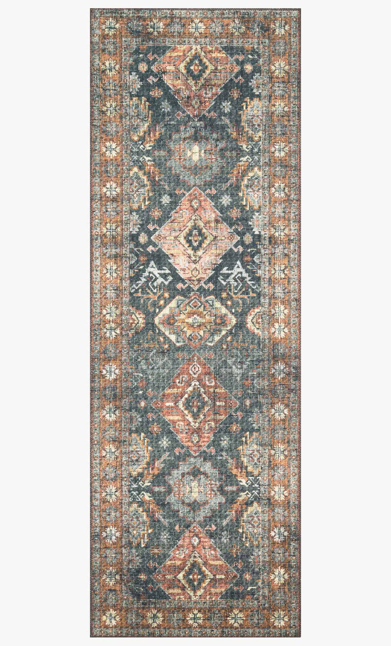 media image for Skye Rug in Sea & Rust by Loloi 268