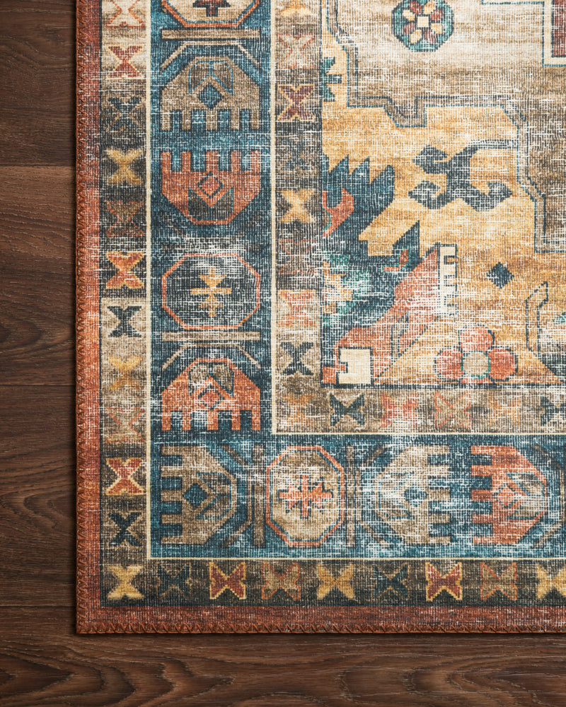 media image for Skye Rug in Rust / Blue by Loloi II 277