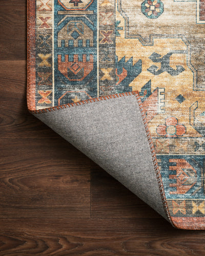 product image for Skye Rug in Rust / Blue by Loloi II 72