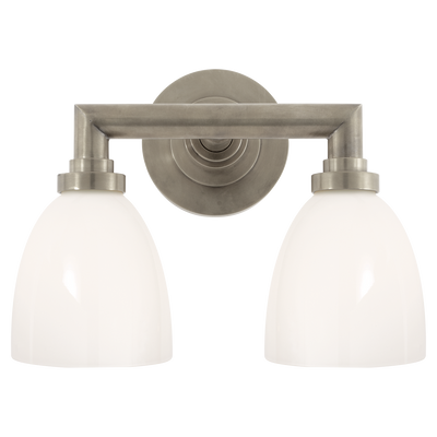 product image for Wilton Double Bath Light by Chapman & Myers 30