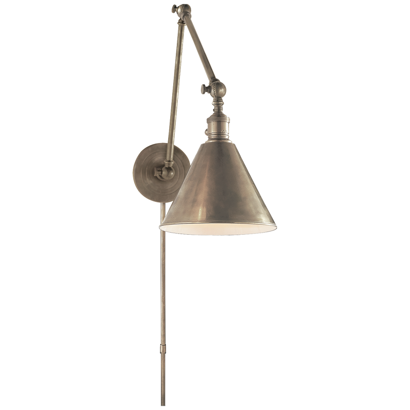 media image for Boston Functional Double Arm Library Light by Chapman & Myers 212
