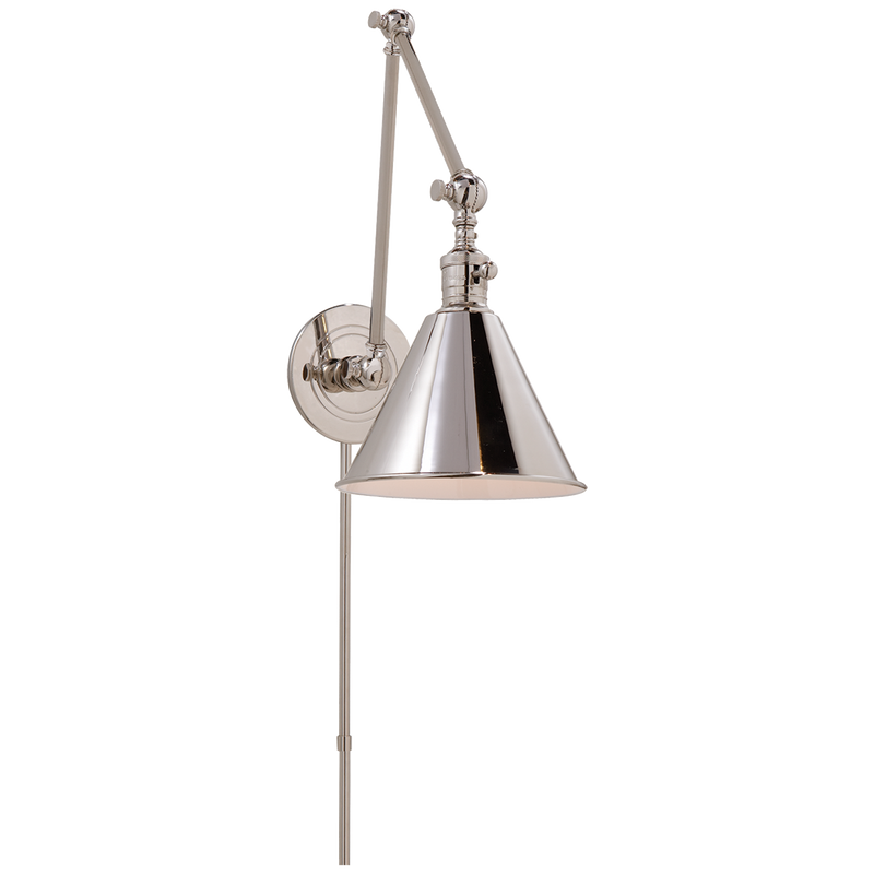 media image for Boston Functional Double Arm Library Light by Chapman & Myers 238