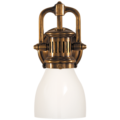 product image for Yoke Suspended Sconce with White Glass by Chapman & Myers 90