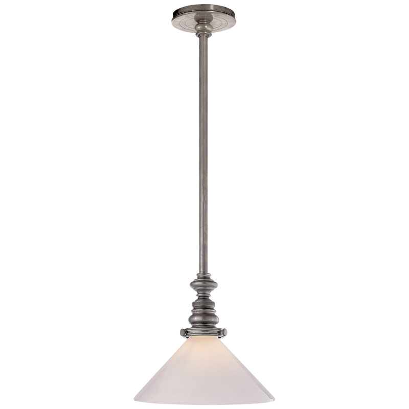media image for Boston Pendant with Slant Shade by Chapman & Myers 260