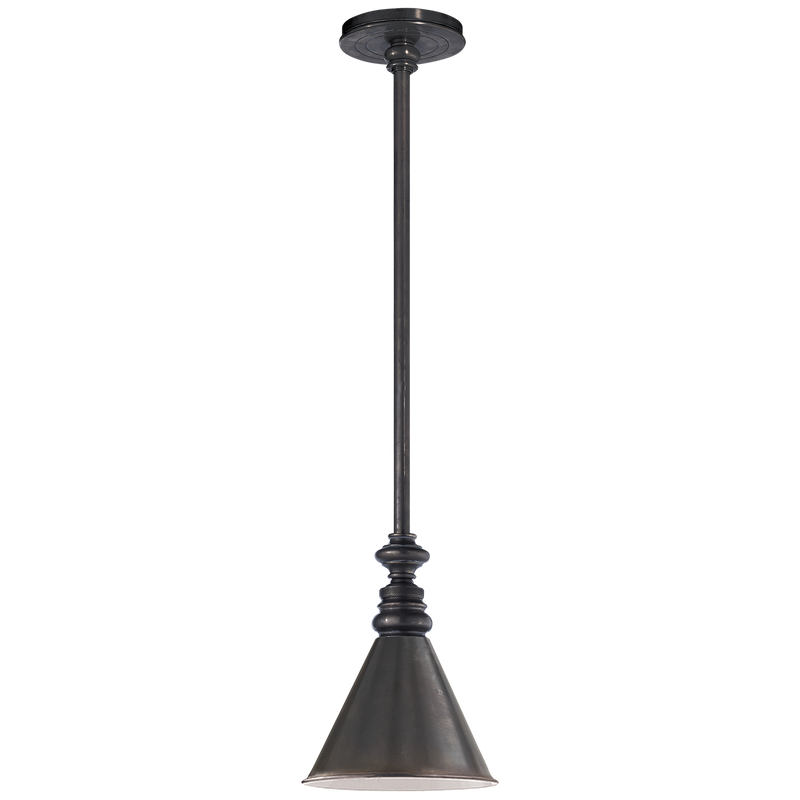 media image for Boston Pendant with Mini Slant Shade by Chapman & Myers 228