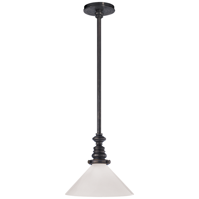 media image for Boston Pendant with Slant Shade by Chapman & Myers 296