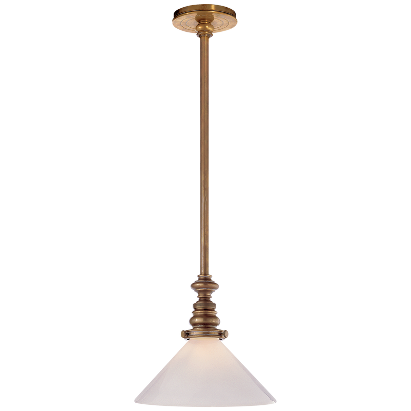 media image for Boston Pendant with Slant Shade by Chapman & Myers 295