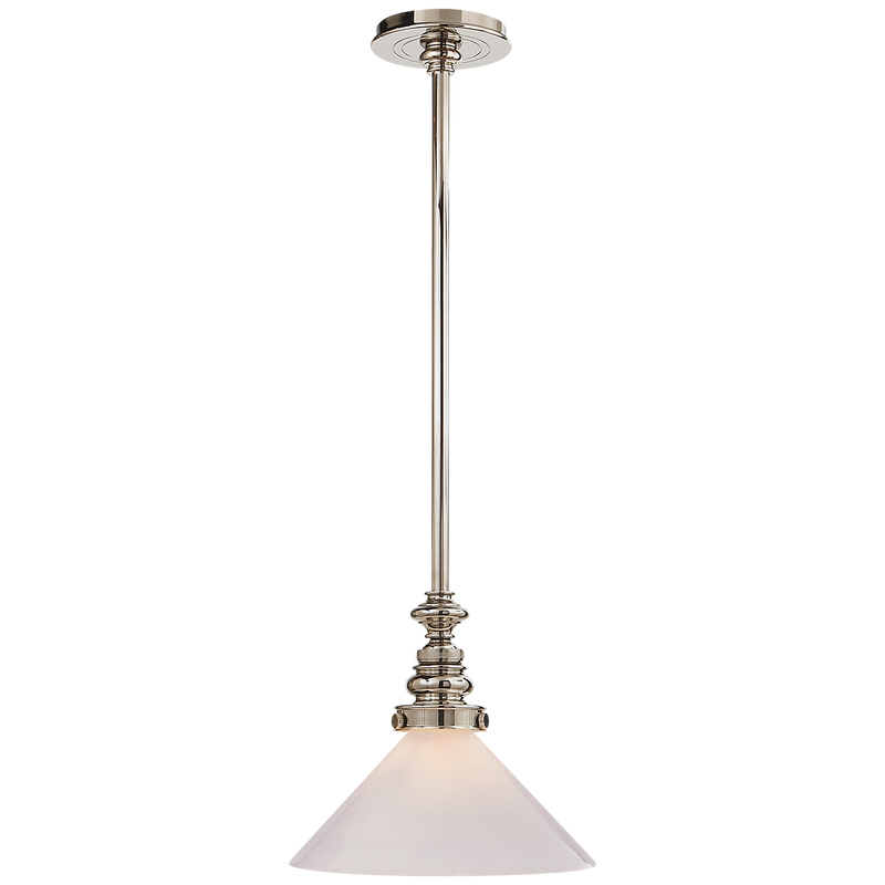 media image for Boston Pendant with Slant Shade by Chapman & Myers 279