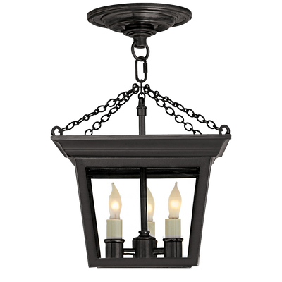 product image for Cornice Semi-Flush Lantern by Chapman & Myers 53