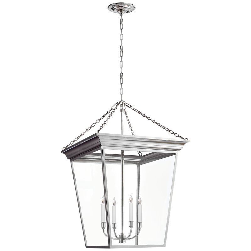 media image for Cornice Large Lantern by Chapman & Myers 26
