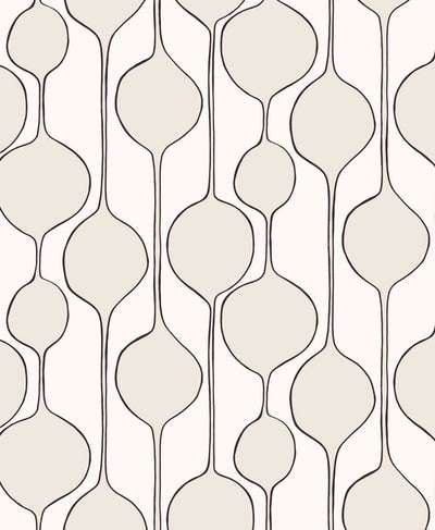 product image of sample minimalist geometric wallpaper in marshmallow from the simple life collection by seabrook wallcoverings 1 590