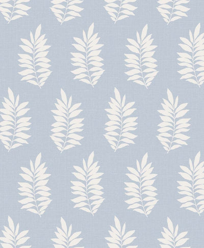 product image of Pinnate Silhouette Wallpaper in Iceburg from the Simple Life Collection by Seabrook Wallcoverings 588