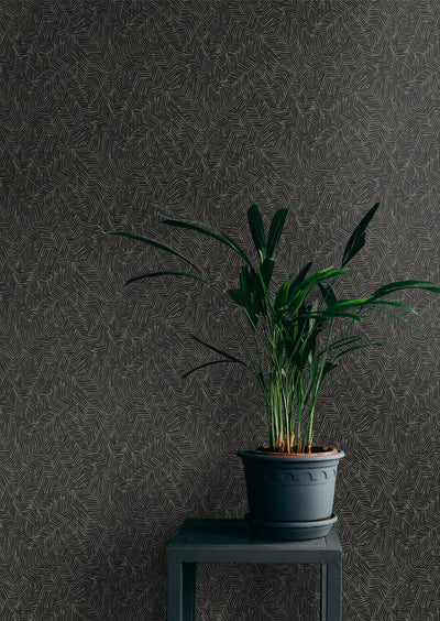 product image for Lush Wallpaper in Black Sapphire from the Simple Life Collection by Seabrook Wallcoverings 41