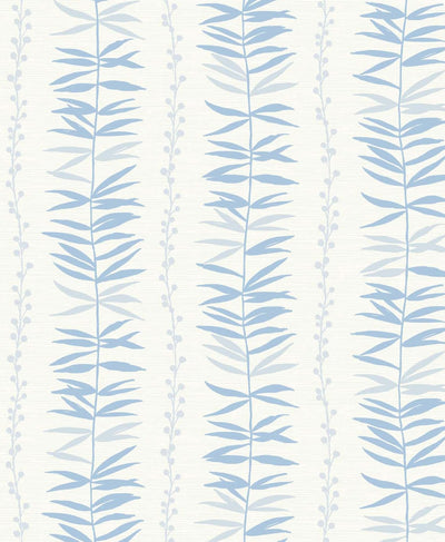 product image of sample summer garland wallpaper in sky blue from the simple life collection by seabrook wallcoverings 1 592