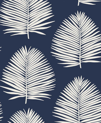 product image of Island Palm Wallpaper in Midnight Sky from the Simple Life Collection by Seabrook Wallcoverings 552