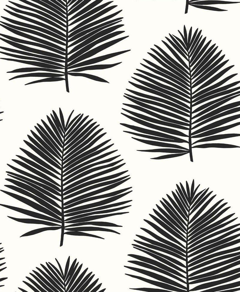 media image for Island Palm Wallpaper in Day And Night from the Simple Life Collection by Seabrook Wallcoverings 268