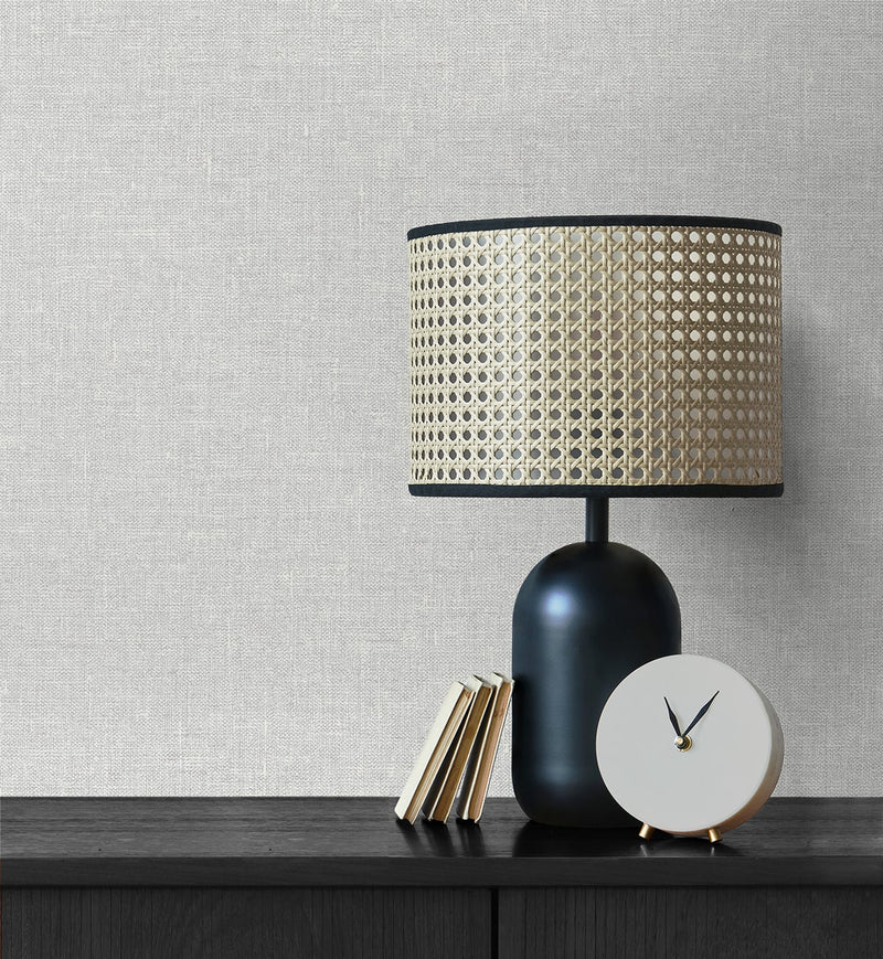media image for Soft Linen Wallpaper in Cool Linen from the Simple Life Collection by Seabrook Wallcoverings 217