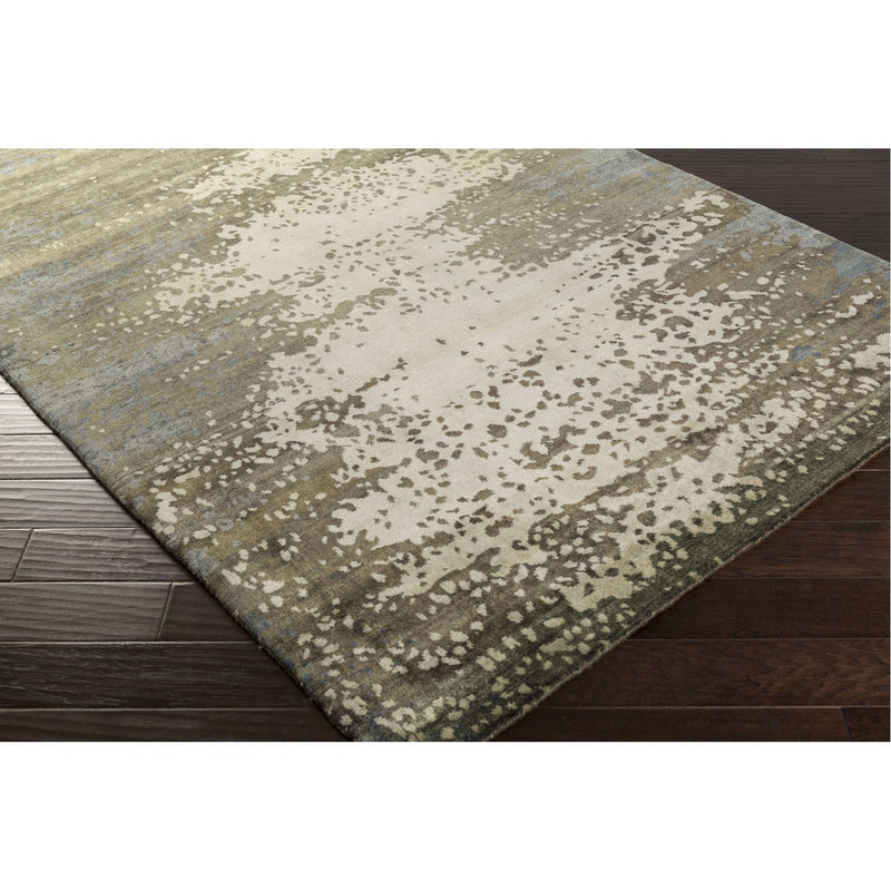 media image for Slice of Nature SLI-6404 Hand Knotted Rug in Dark Brown & Light Gray by Surya 249