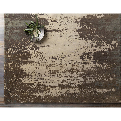 product image for Slice of Nature SLI-6404 Hand Knotted Rug in Dark Brown & Light Gray by Surya 71