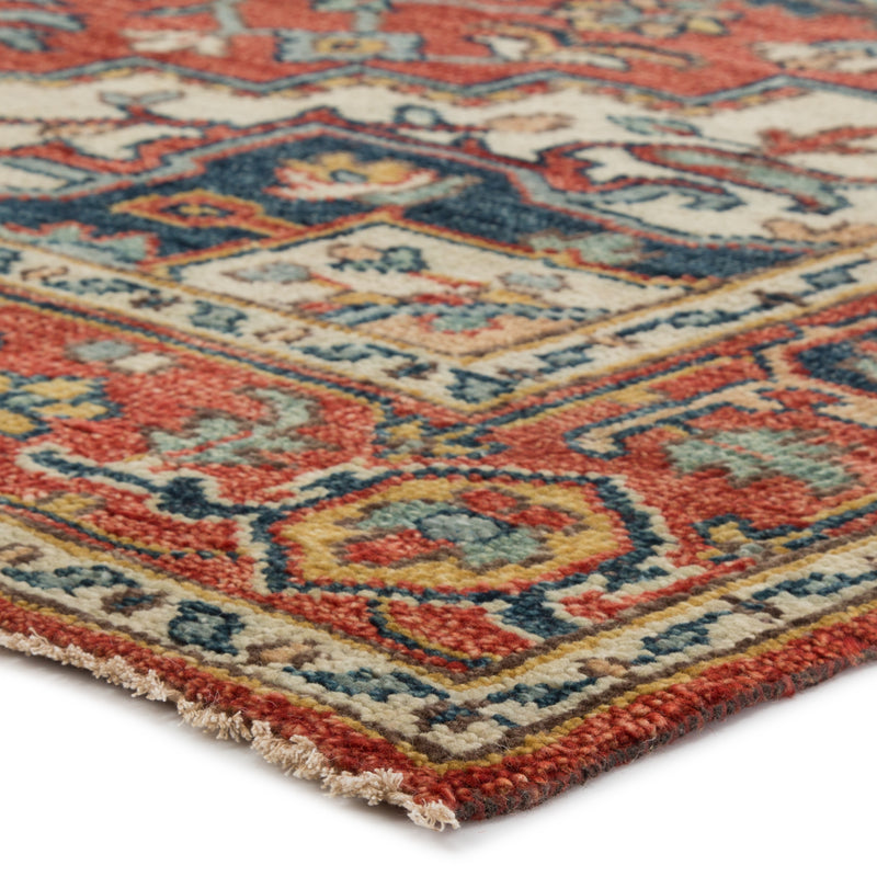 media image for willa medallion rug in oatmeal cinnabar design by jaipur 2 221
