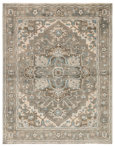 product image of flynn medallion rug in london fog whitecap gray design by jaipur 1 528