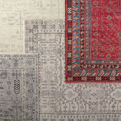 product image for Donte Hand-Knotted Oriental Red & Blue Rug by Jaipur Living 77