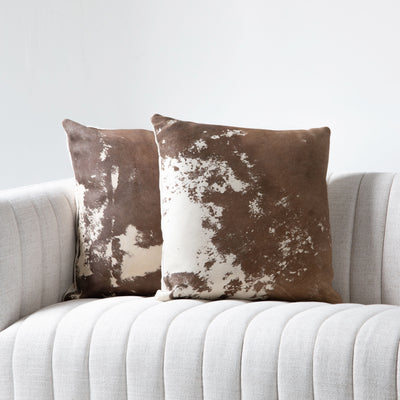 product image for Harland Modern Hide Pillow Set of 2 by BD Studio 32