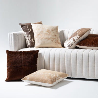 product image for Harland Modern Hide Pillow Set of 2 by BD Studio 0