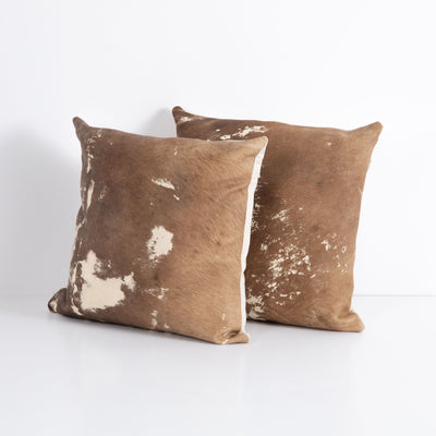 product image for Harland Modern Hide Pillow Set of 2 by BD Studio 13