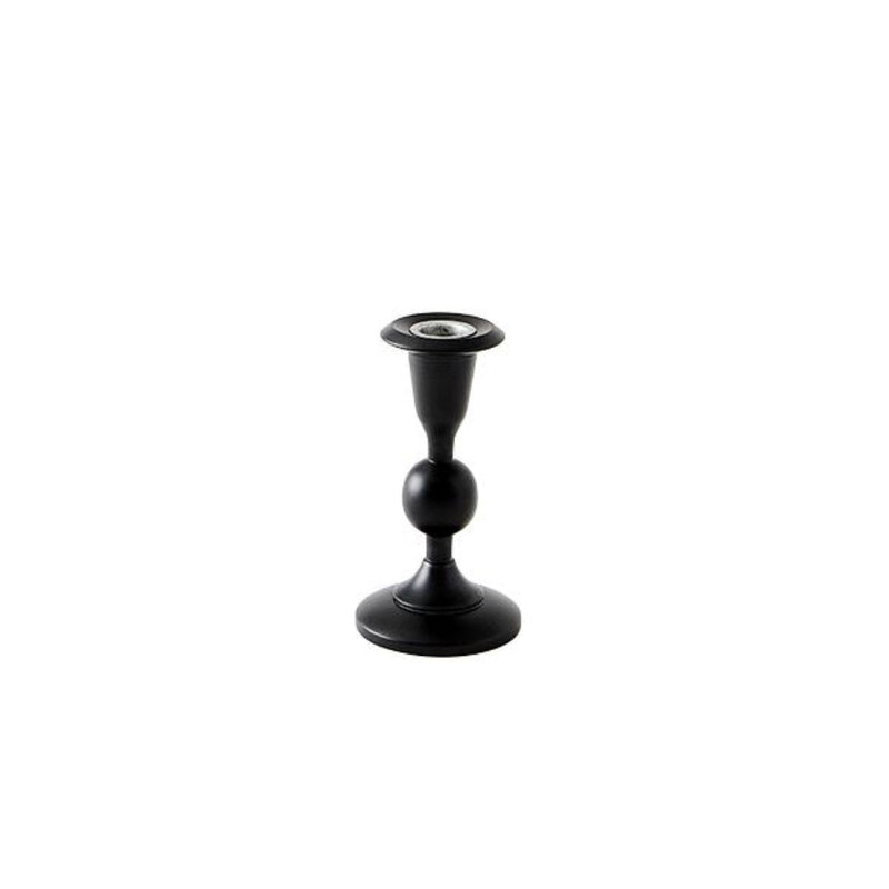 media image for Black Lacquered Candlestick - No. 6 238