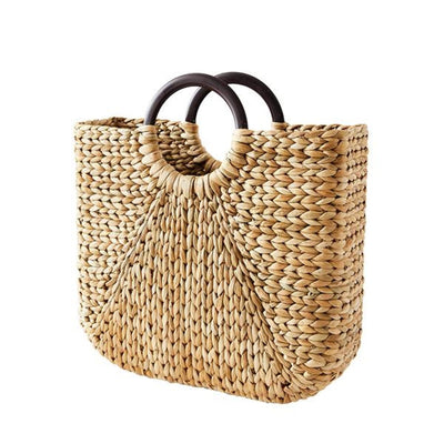 product image for Demilune Basket Tote - Large - Oxblood 41