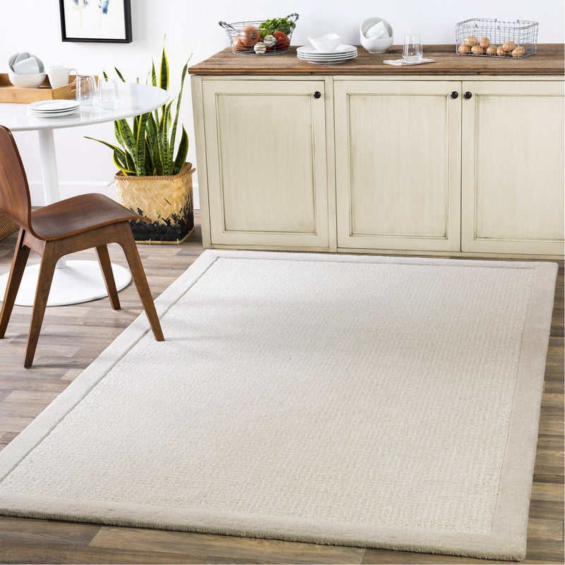 media image for Siena SNA-2301 Hand Tufted Rug in Light Gray & Cream by Surya 282
