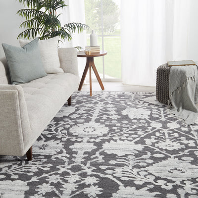 product image for riona handmade floral gray white rug by jaipur living 5 87
