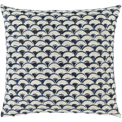 product image for Sanya Bay SNY-004 Jacquard Pillow in Navy & Ivory by Surya 6