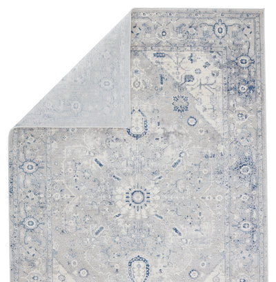 product image for Solace Dianella Light Gray & Dark Blue Rug 3 28