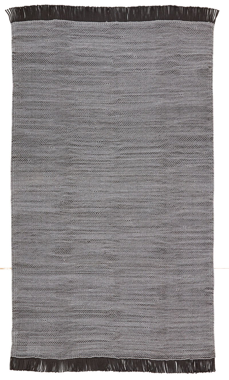 media image for savvy handmade indoor outdoor solid gray black area rug by jaipur living 1 216