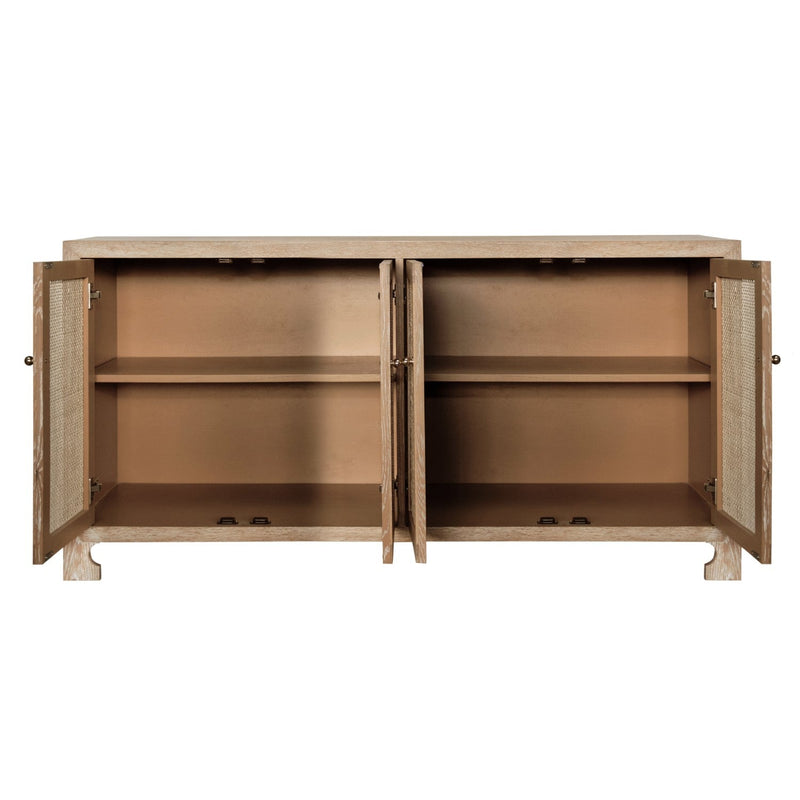 media image for Four Door Cabinet With Brass Hardware By Bd Studio Ii Sofia Co 4 241