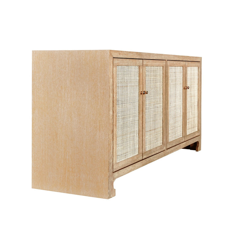 media image for Four Door Cabinet With Brass Hardware By Bd Studio Ii Sofia Co 2 238