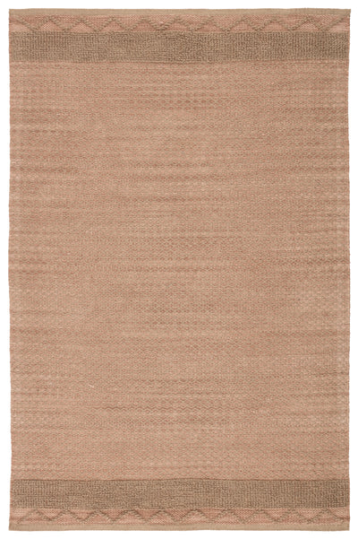 product image of Curran Natural Border Pink/ Tan Rug by Jaipur Living 538