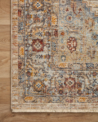 product image for sorrento traditional multi sunset rug by loloi ii sorrsor 06mlssb6f7 4 70
