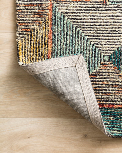 product image for Spectrum Rug in Lagoon / Spice by Loloi II 30